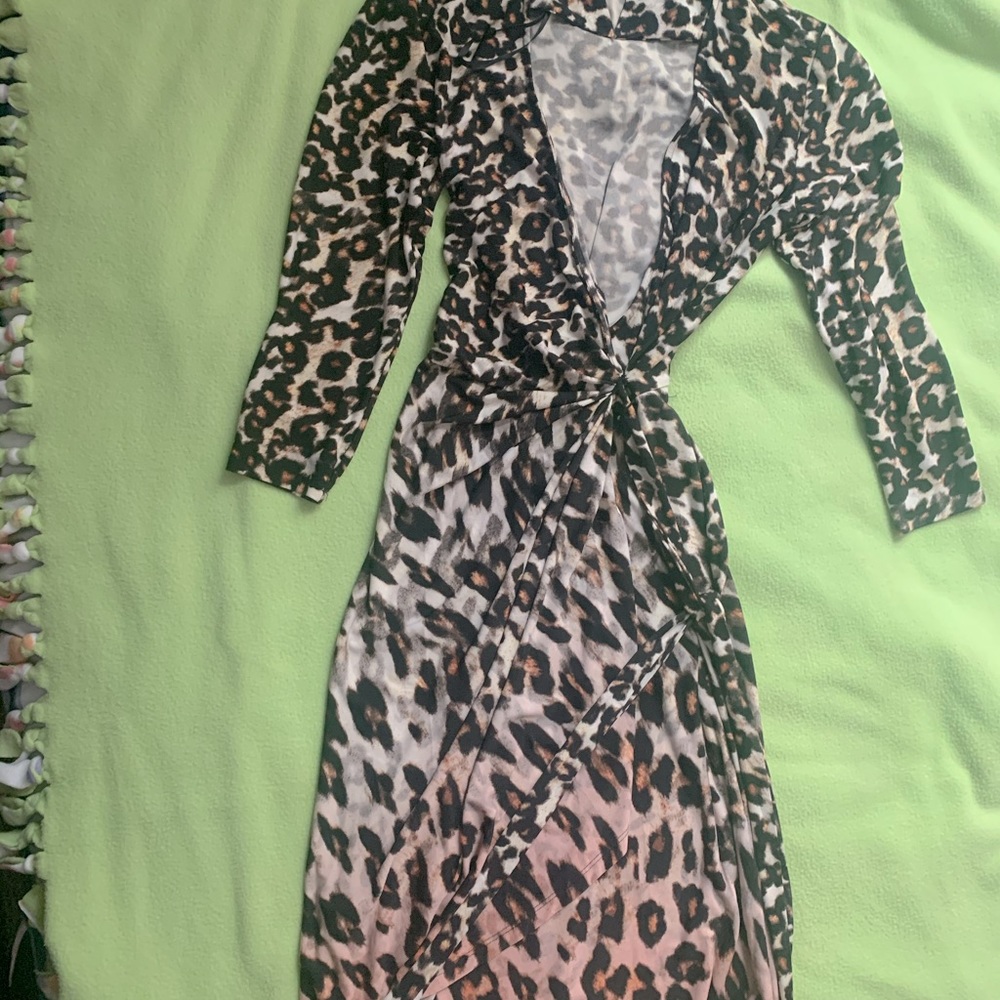 Cheetah print dress